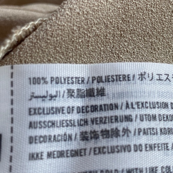 Abercrombie & Fitch Cream Colored Shirt Dress - Picture 5 of 5